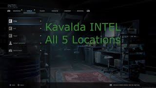 Modern Warfare - Special Operations Kavalda INTEL All Locations