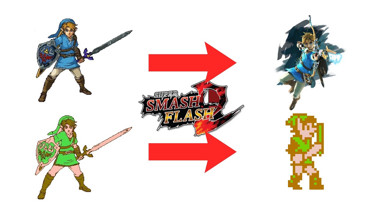 SSF2 Costumes Origins (Link) | The Legend of Zelda Universe