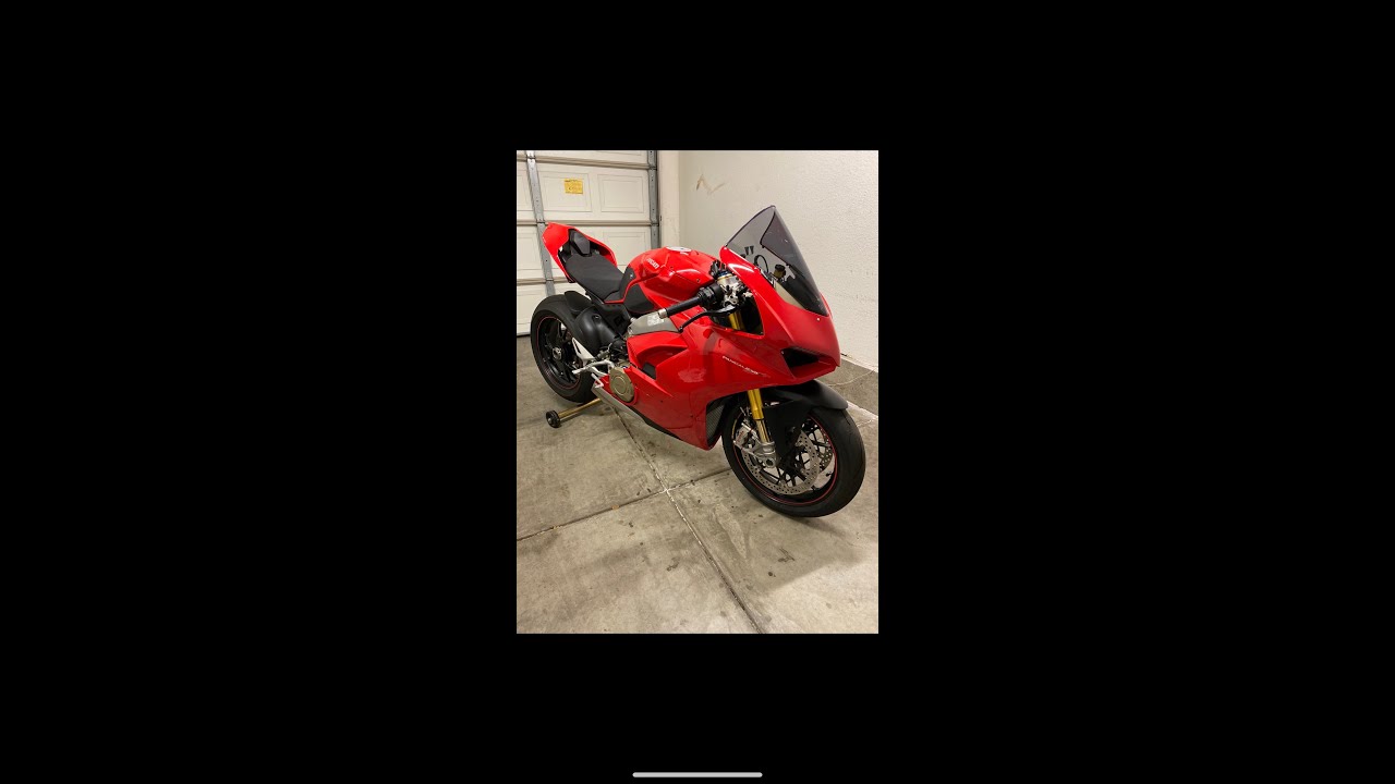 2019 Ducati v4s Tall windscreen install