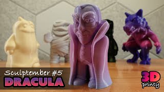 3D Printed Dracula in Nomad Sculpt