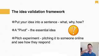 ENTR 3100 - Lecture 4 - Idea Validation & Defining the Customer
