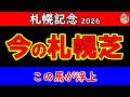 【札幌記念2026最終予想】今の札幌芝は別物…洋芝巧者を狙う本命と穴馬を公開