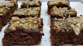 Walnut Fudge Brownie | Chocolate brownies recipe