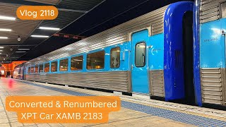 Sydney Trains Vlog 2118: Converted & Renumbered - Introducing XPT Sleeper Car XAMB 2183