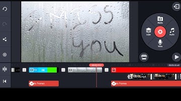 How to create Foggy rainy window Text Animation with Kinemaster App || Ajay Studio