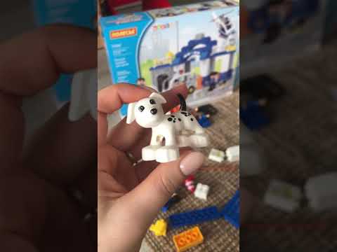 Конструктор полесье макси (аналог Lego duplo) полицейский участок 77547