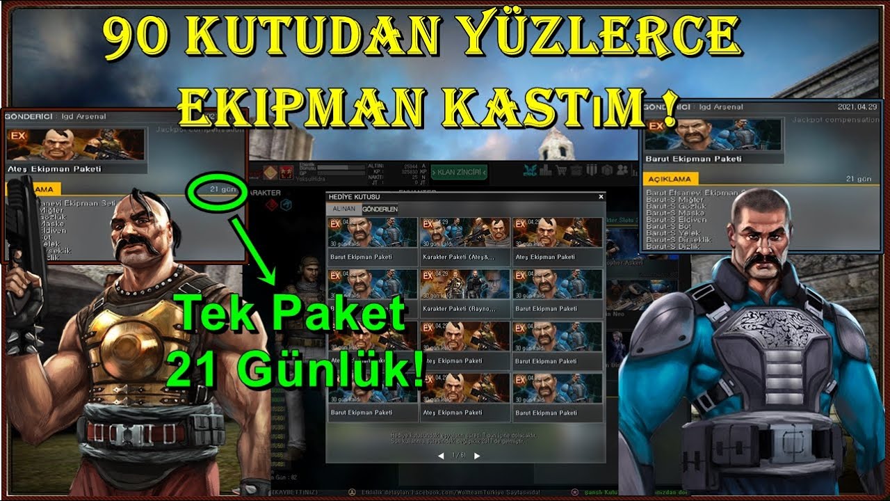 Ateş- Barut Ekipmanı Bu Kutudan Kasılır !