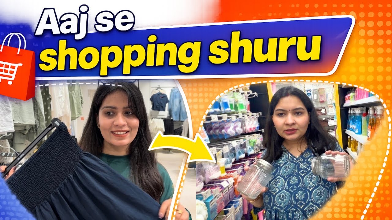 Itni Shopping Kis Liye? 😱 Aaj se shopping shuru🛍️ 