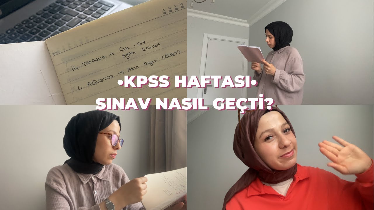 KPSS HAFTASI VLOG| Sınav Nasıl Geçti?