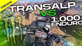 Empiezo el último en la Bassella Race 2026 con mi Transalp 😳🔥