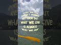 be what you are. be true to yourself.