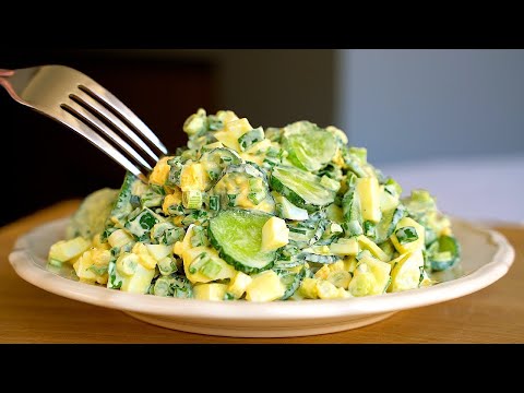 Gurkensalat, der Bauchfett