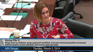 House Judiciary Finance and Civil Law Division  3/5/19
