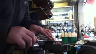 裁ちばさみ 庄三郎を研ぐ