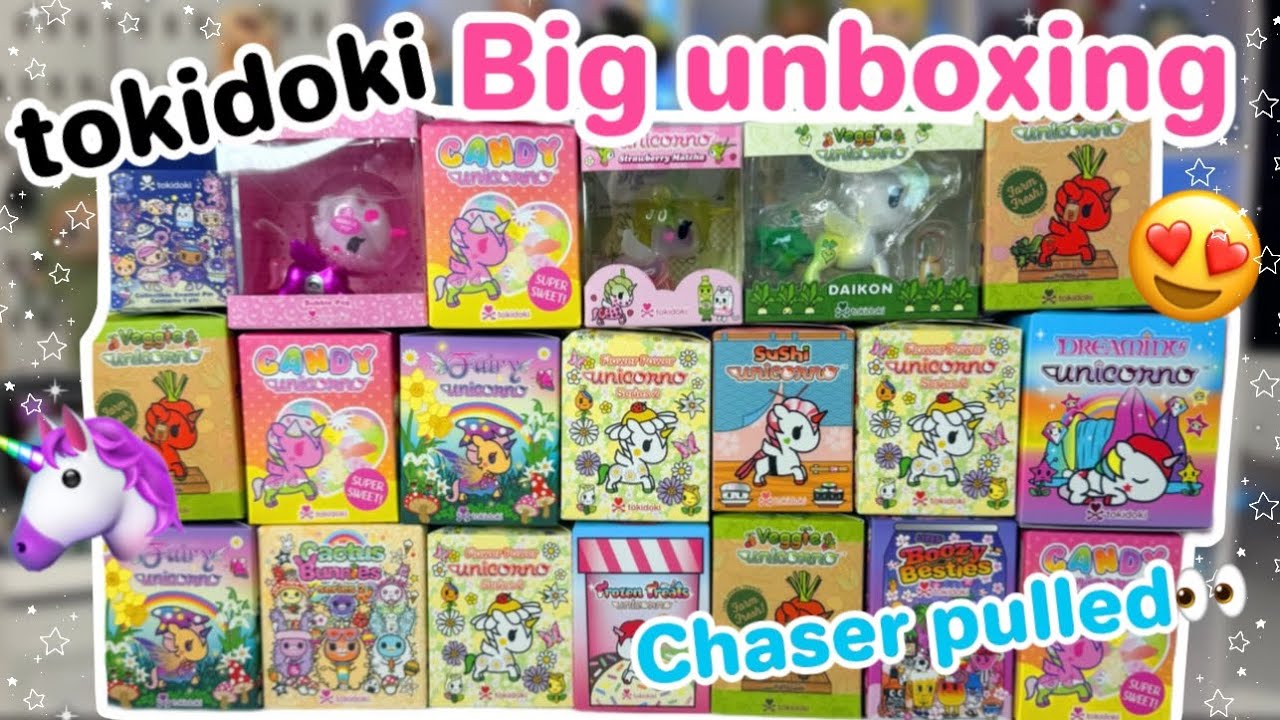 BUNCH OF TOKIDOKI BLIND BOXES *♡* PULLED MY FIRST UNICORNO CHASER!!!