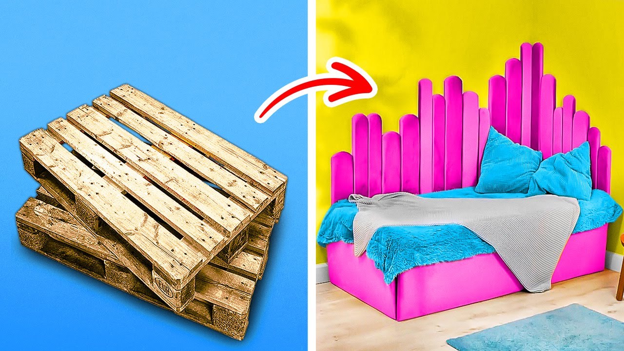 Transform any wooden pallet into new, nice-looking furniture