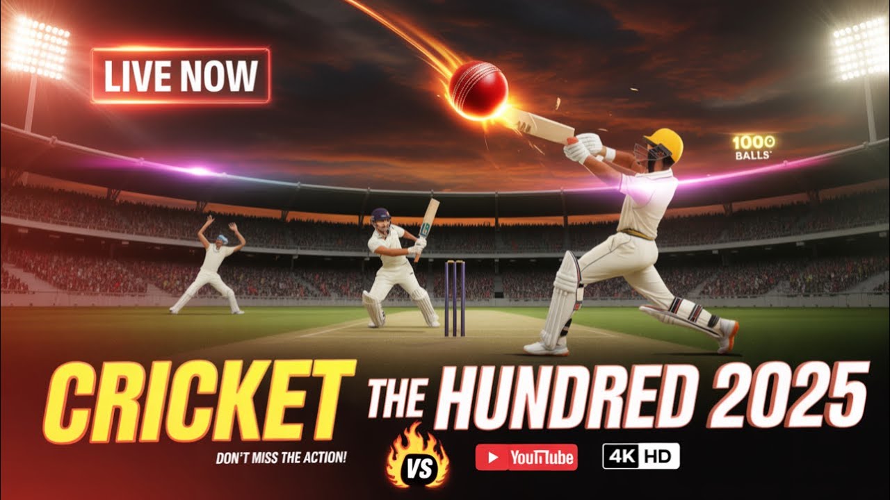 👉 LIVE CRICKET MATCH 🔴 | The Hundred Men’s 2025 | Today’s Live Score & Commentary