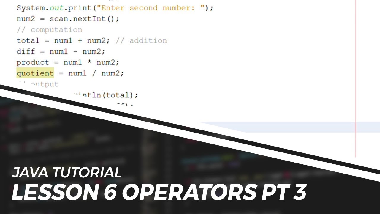 How to use BOOLEAN OPERATORS in JAVA - LESSON 6 part 3 - YouTube