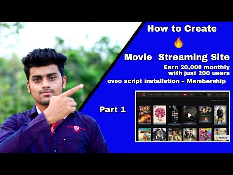 How To Create Movies Streaming Site, OVOO Script and Membership licence And Installation