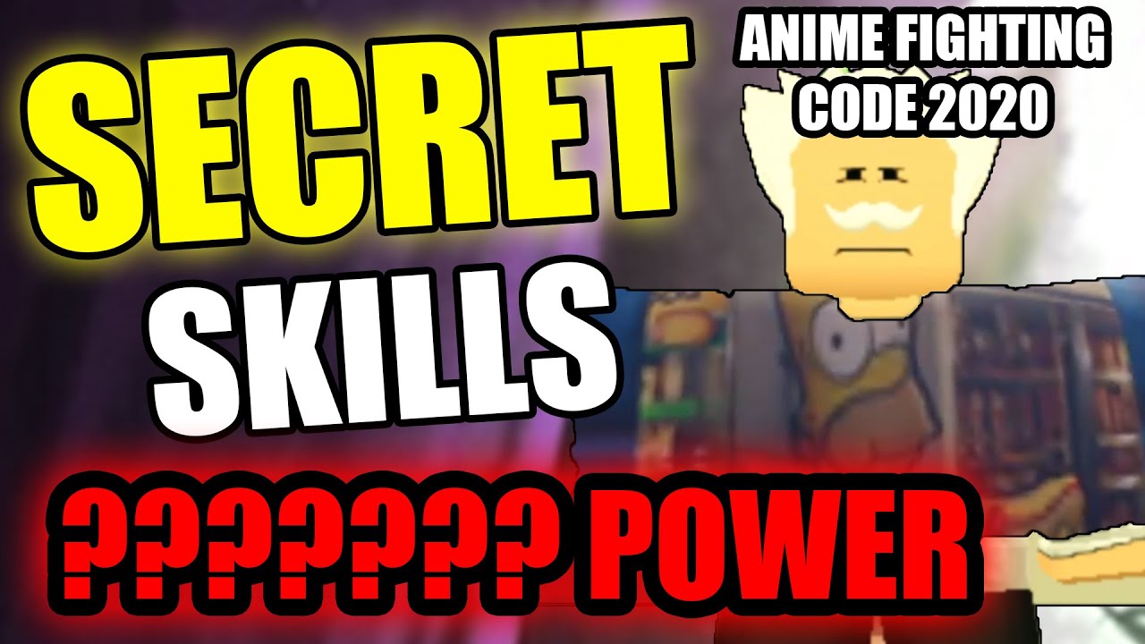 SECRET SKILLS IN ANIME FIGHTING SIMULATOR ROBLOX CODES 2020 - YouTube