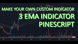 3 EMA Indicator with tradingview pine script version 4