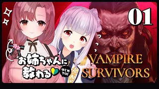 [LIVE] 【 Vampire Survivors 】ちょと怖そうなゲームをお姉ちゃんとするわよ🦇🔰【 星天Live 】