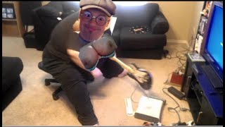 Fat Man Rages At Fifa And Breaks Wall