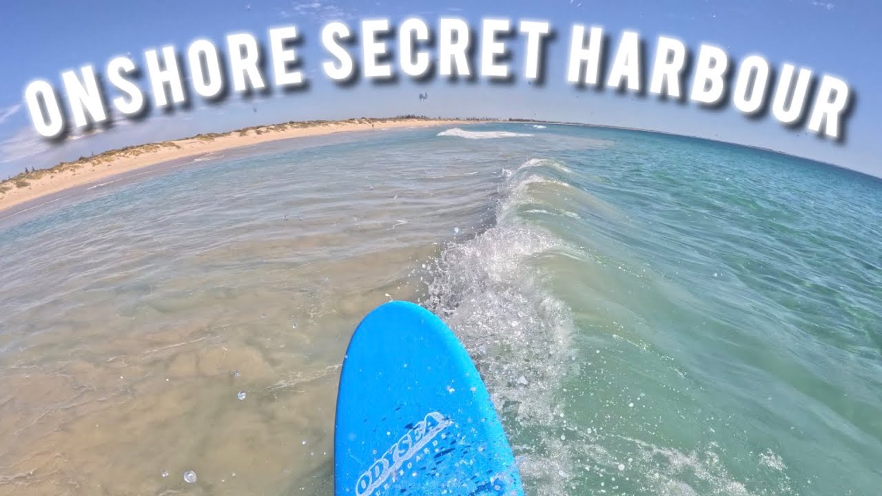 GLASSY ONSHORE BASH AT SECRET HARBOUR || Raw POV Surf 4k
