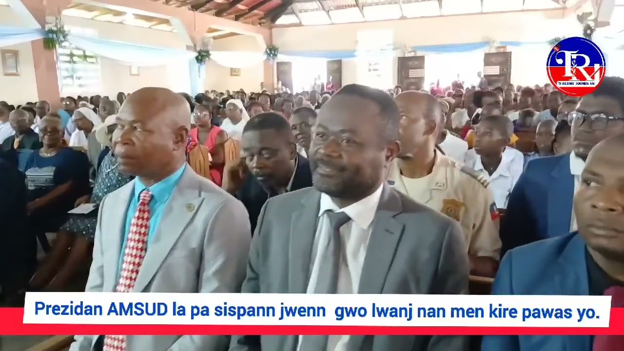 Kire pawas Pòtapiman kap fè Elój pou prezidan AMSUD la Fritsnel Chery nan fèt patwonal la