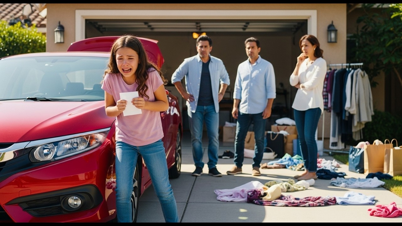 Mi hija me llama en pánico y dice que mi nueva esposa vació su armario, robó su coche y se fue conél