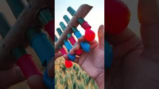 DIY Colorful Slingshot Bamboo Gun #WatchItFly #SlingshotBamboo #GunDIY #ColorfulToy #Viral