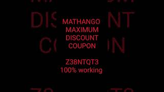 Mathango Discount Coupon Code Mathango Coupon Code