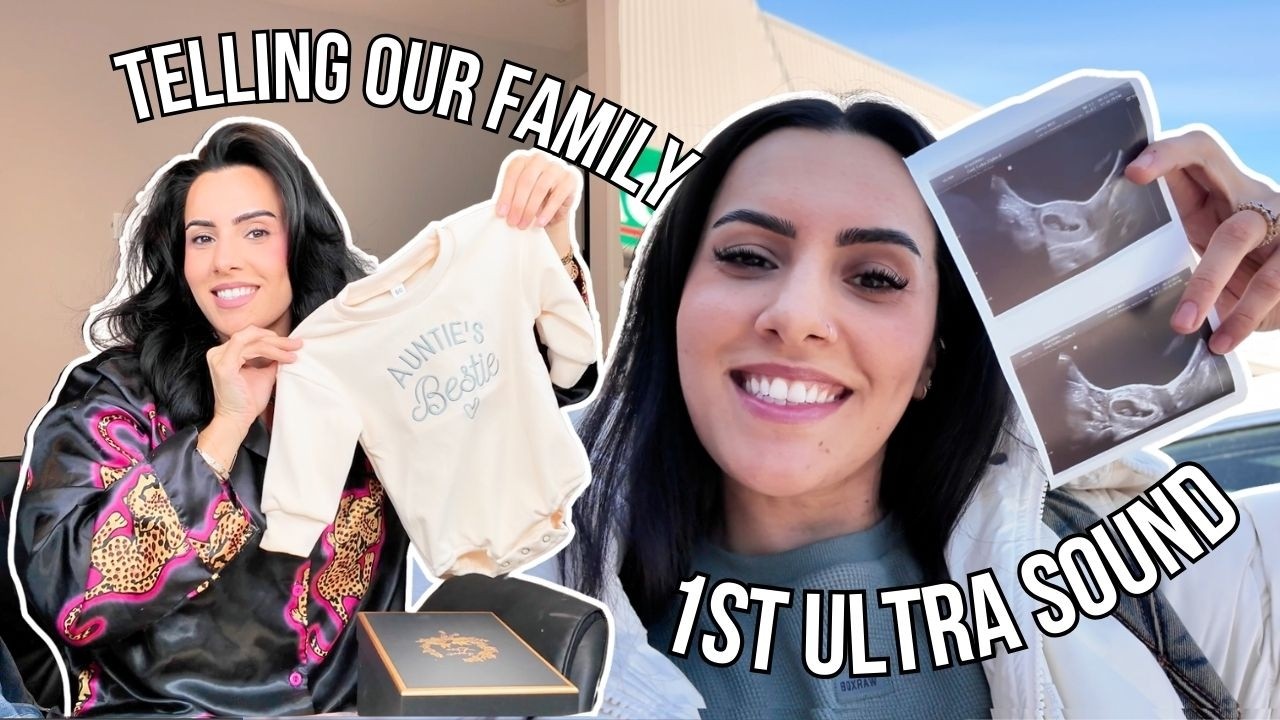 How We Told Our Family & 1st Ultra Sound!!