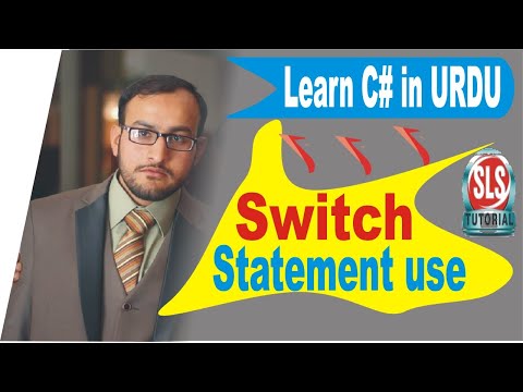 Switch statement How to use | C# Tutorial for Beginners P10 URDU/HINDI | Learn C#