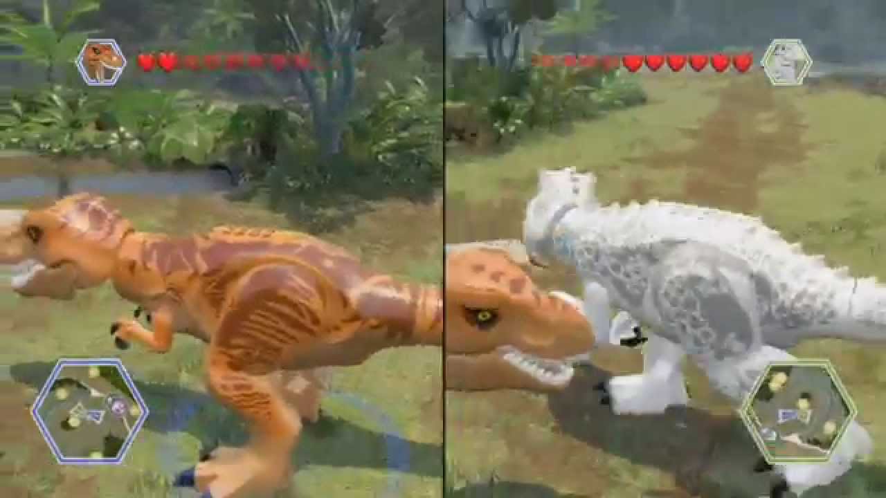 LEGO Jurassic World - Velociraptor Free Roam Gameplay [HD] 