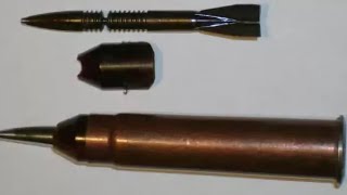 Патрон Дворянинова 10/4.5x54R со стреловидной пулей. Dvoryaninovs flechette cartridge