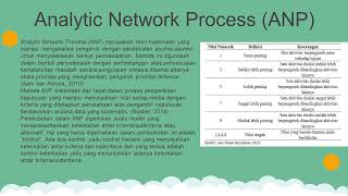 METODE BALANCED SCORECARD DAN ANALYTICAL NETWORK PROCESS ANP KHAROMATUN NISA 1904110090 R2