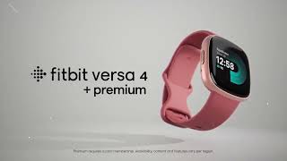 Fitbit Versa 4 Fitness Smartwatch -Pink Sand/Copper Rose- with Daily Readiness, GPS, 24/7 Heart Rate