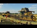 BIG Rapsernte 2016 - 3x New Holland Combine + 5 John Deere tractors (Repce aratás)