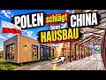 POLEN jetzt WELTWEIT #1 schlägt CHINA beim HAUSBAU Niedrigenergie Modulhäuser aus STAHL LETNISKOWO