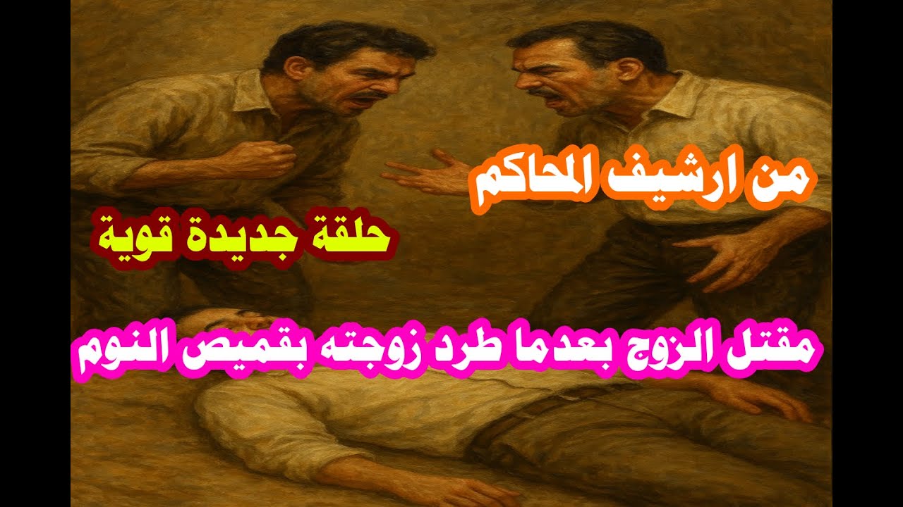 من ارشيف المحاكم حل لغز مقتل الزوج بعدما طرد زوجته بملابس النوم الخفيفة والقاتل مفاجأة كبيرة