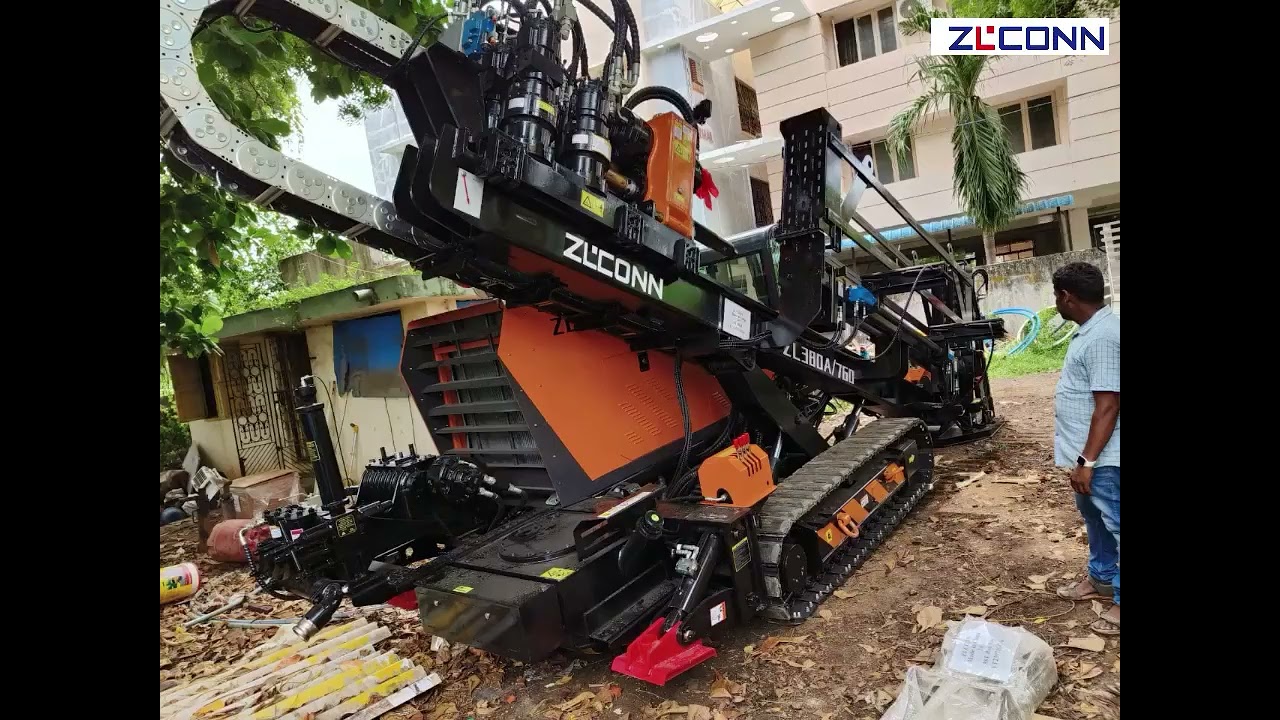 ZLCONN ZL380A/760 horizontal directional drill machine Is Ready To Drill