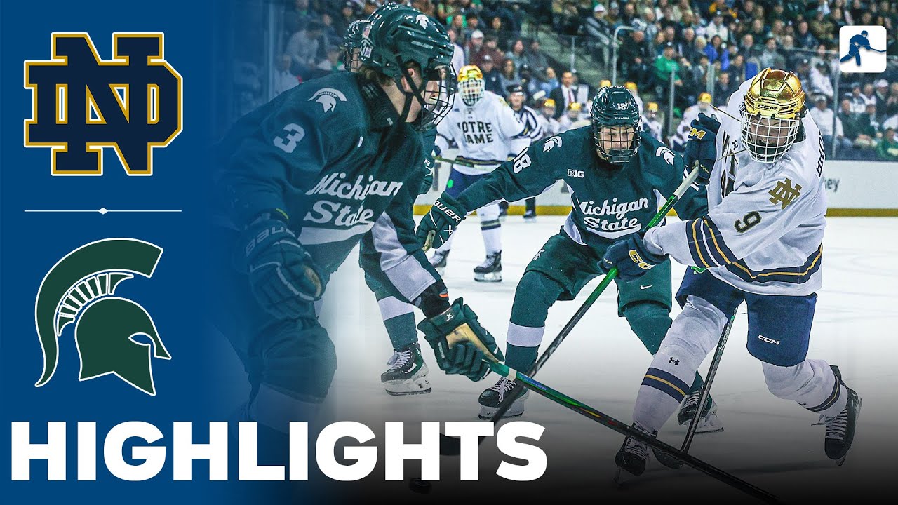 Notre Dame vs Michigan State | NCAA College Hockey | Highlights - November 14, 2025
