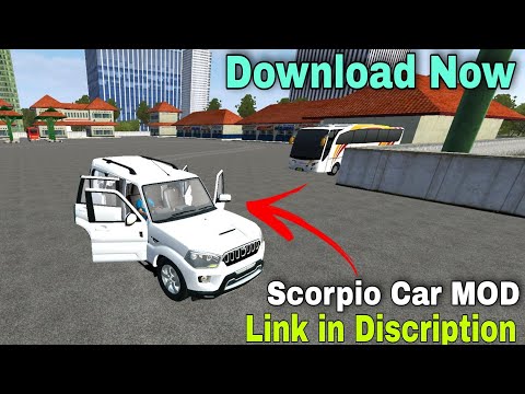 Mahindra Scorpio Car MOD For BUSSID Download Now Link in Discription | New Scorpio MOD Now Available