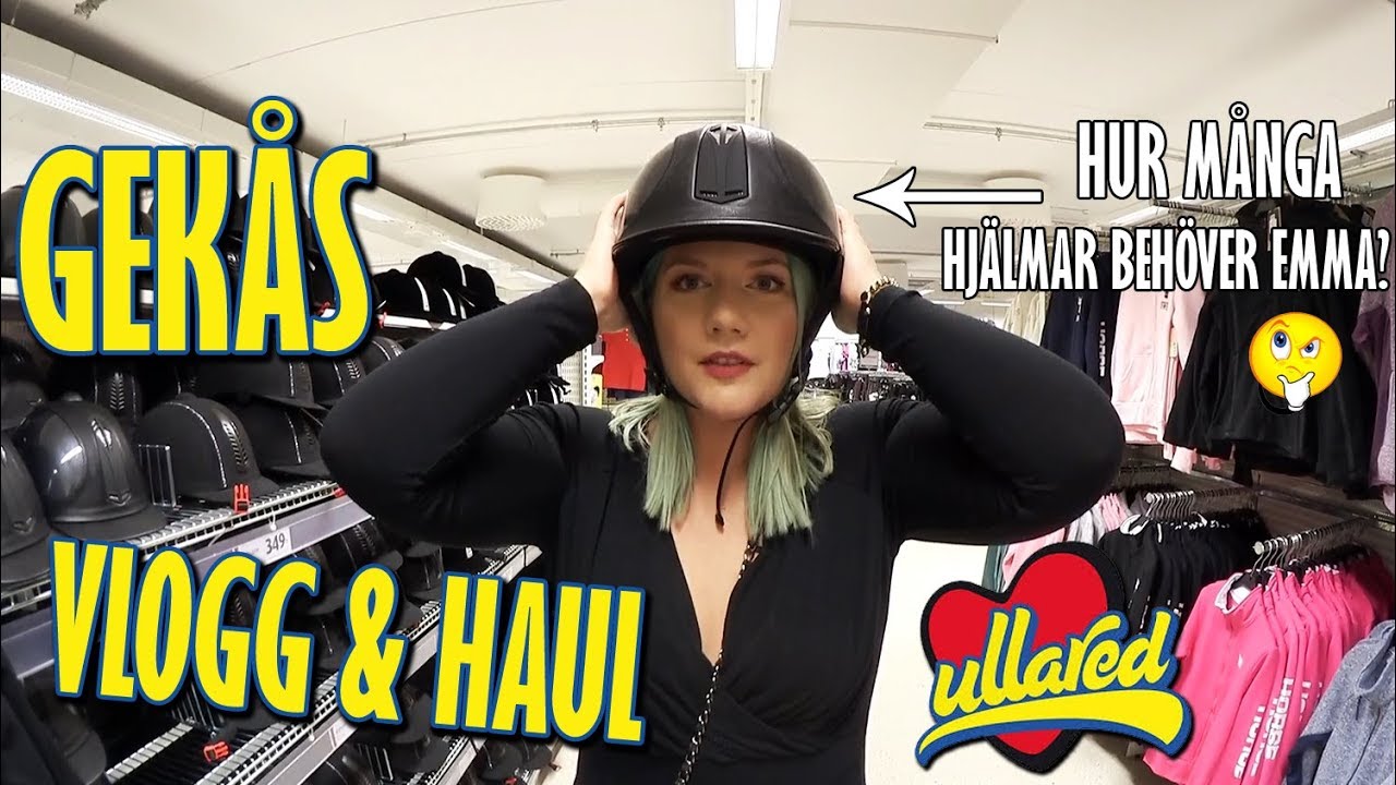 GEKÅS HÄSTAVDELNING - vlogg & haul