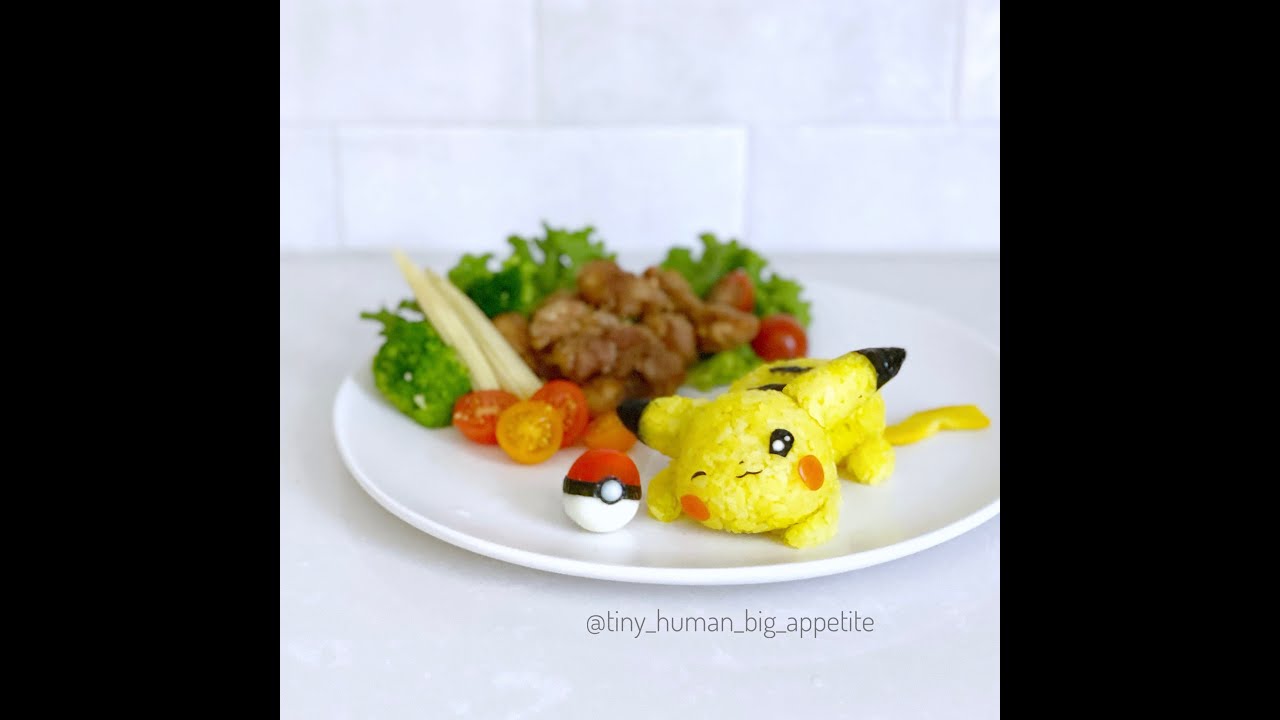 How to make Pikachu/ Pokemon foodart/ 如何做皮卡丘飯糰呢？一起來玩玩～