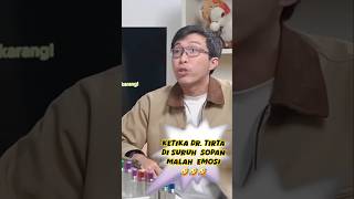 Dr. Tirta doesn't want to be told to be POLITE 🤣🤣 #drtirta #shorts #duobahlul