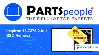 Dell Inspiron 13-7375 2-in-1 (P69G002) Solid State Drive How-To Video Tutorial