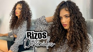 RIZOS DEFINIDOS Y PERFECTOS EN 5 MINUTOS!! (PEINANDO A MI HERMANA)