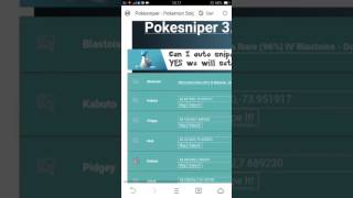 Pokesniper bot android!!  Onn all devices work!!! screenshot 1